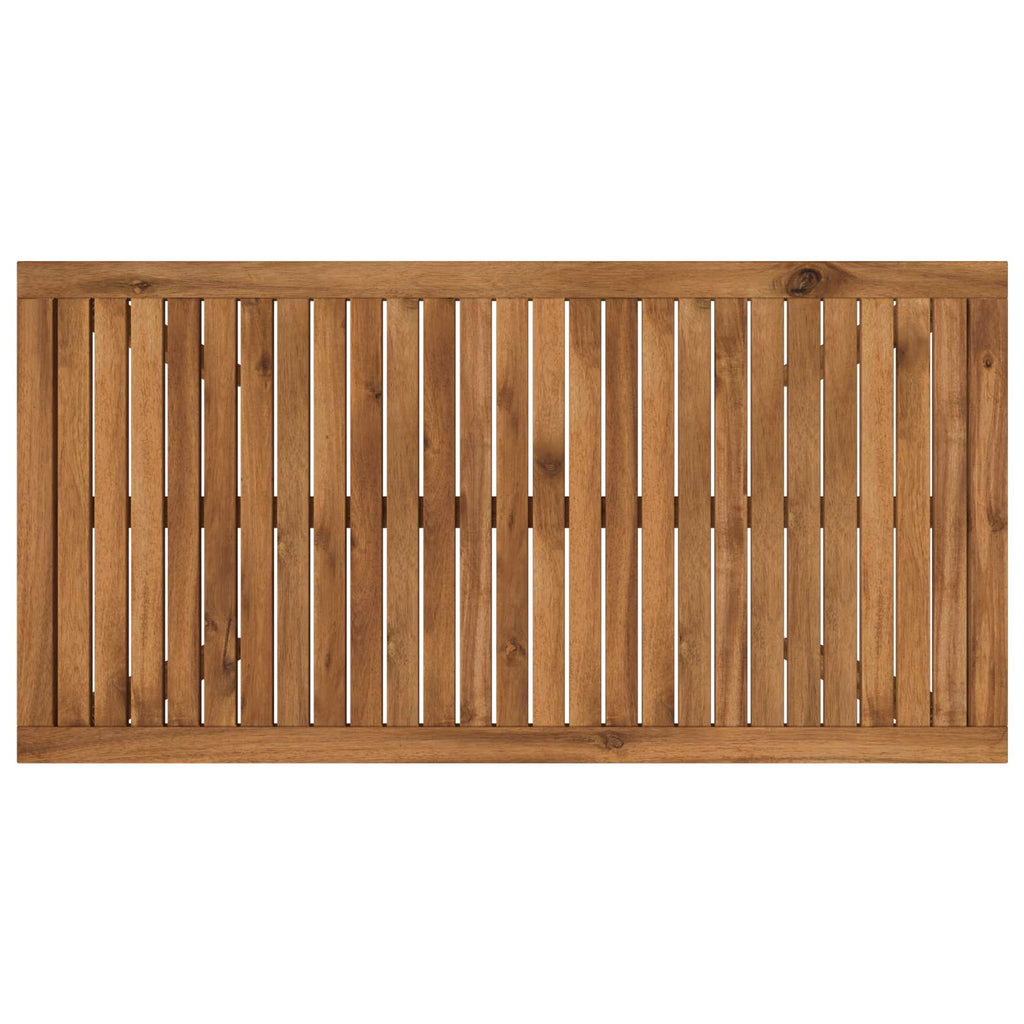 vidaXL Stół do kolacji w ogrodzie naturalny 108,5 x 55 x 75 cm