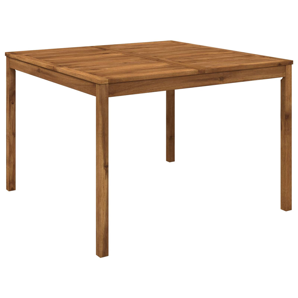 vidaXL Stół do kolacji w ogrodzie naturalny 110 x 108,5 x 75 cm