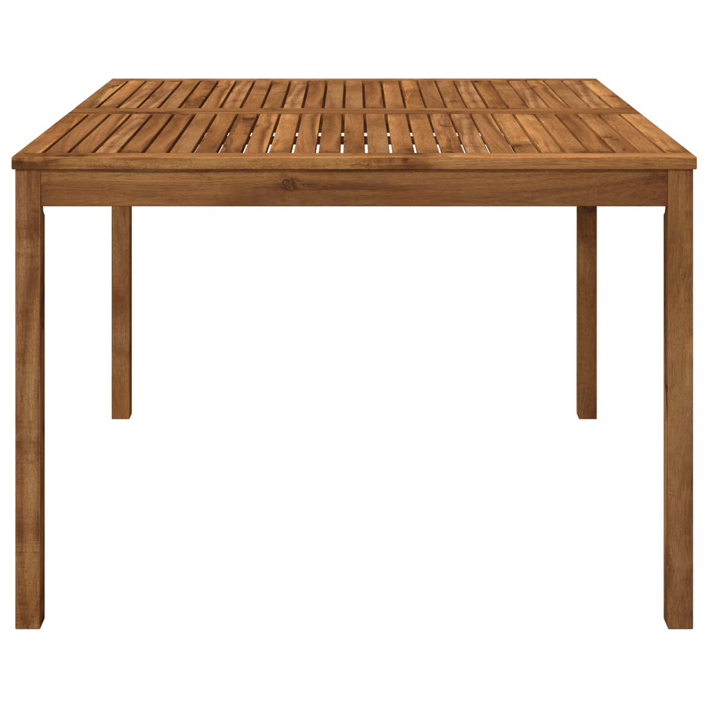vidaXL Stół do kolacji w ogrodzie naturalny 110 x 108,5 x 75 cm