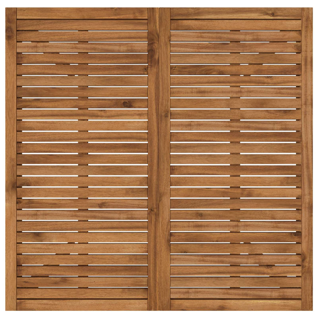 vidaXL Stół do kolacji w ogrodzie naturalny 110 x 108,5 x 75 cm