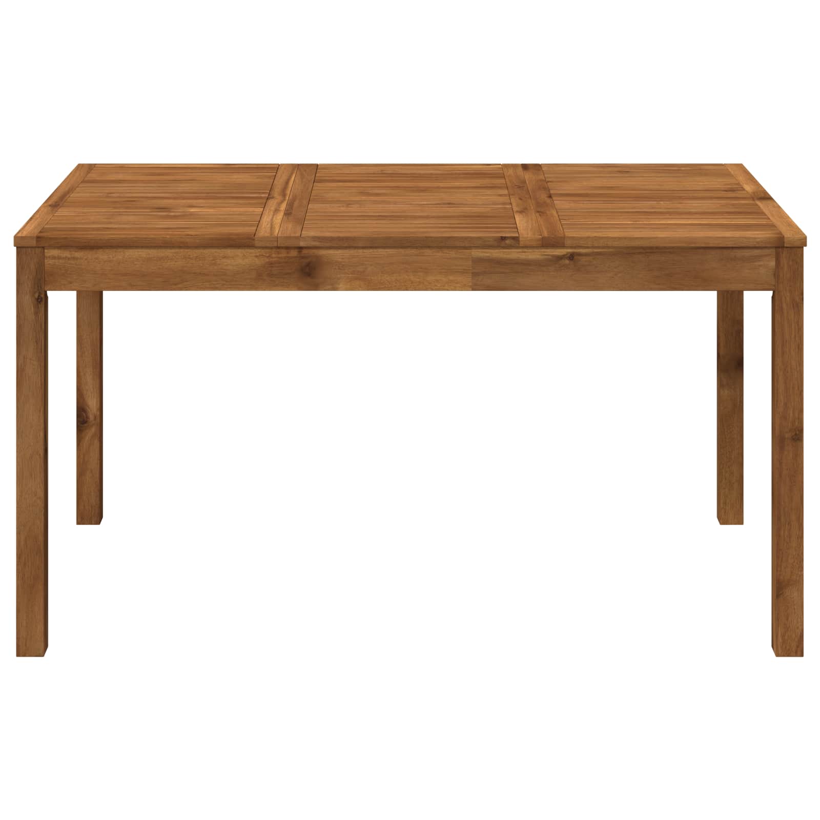 vidaXL Stół do kolacji w ogrodzie naturalny 141 x 80,5 x 75 cm