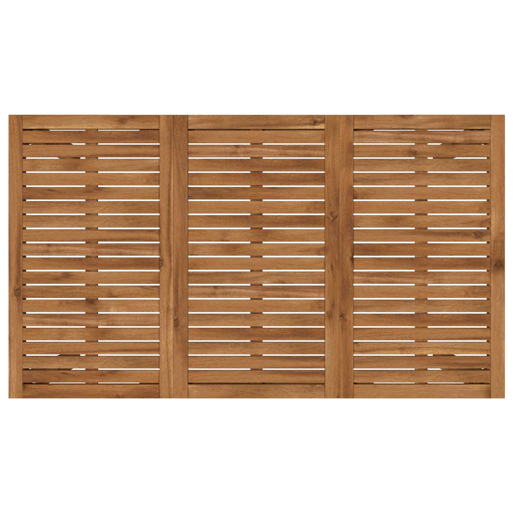 vidaXL Stół do kolacji w ogrodzie naturalny 141 x 80,5 x 75 cm