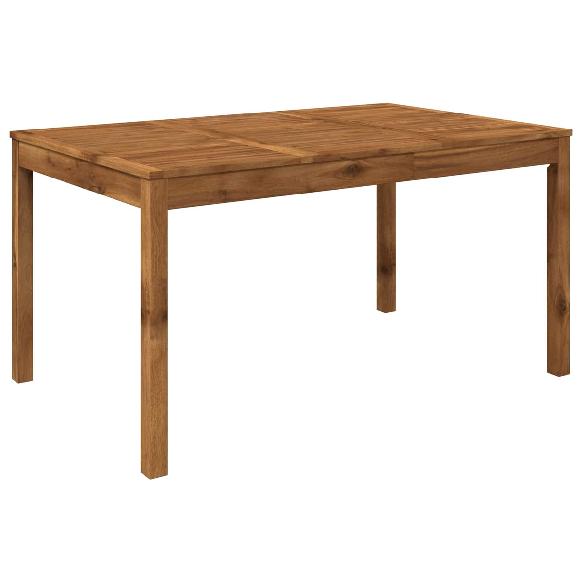 vidaXL Stół do kolacji w ogrodzie naturalny 147 x 88,5 x 75 cm