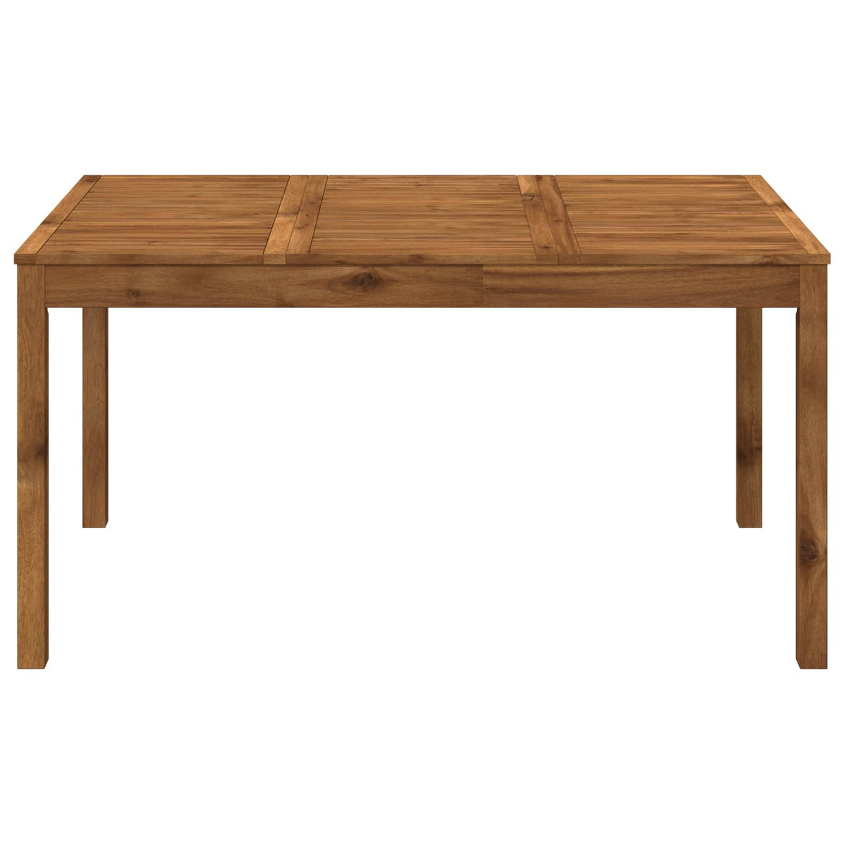 vidaXL Stół do kolacji w ogrodzie naturalny 147 x 88,5 x 75 cm
