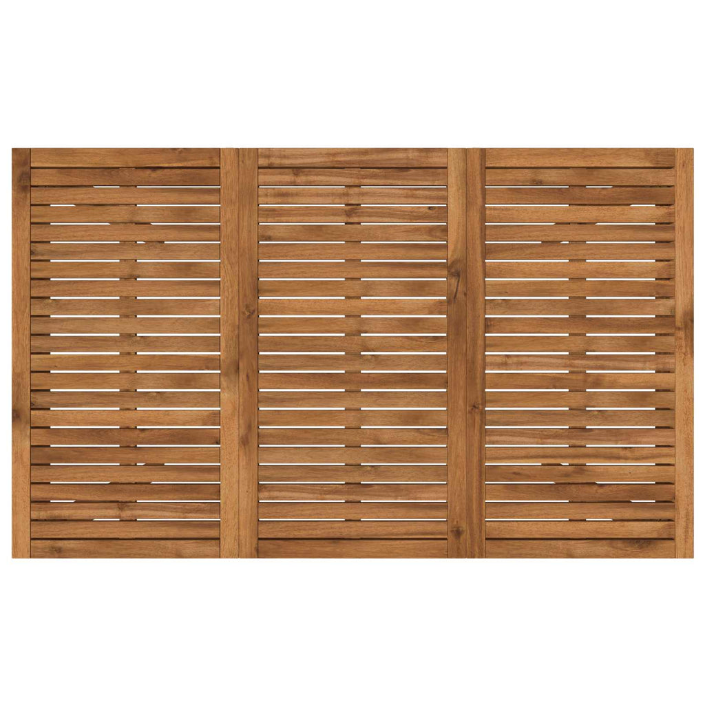 vidaXL Stół do kolacji w ogrodzie naturalny 147 x 88,5 x 75 cm