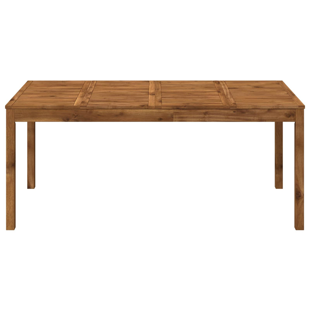 vidaXL Stół do kolacji w ogrodzie naturalny 180 x 88,5 x 75 cm