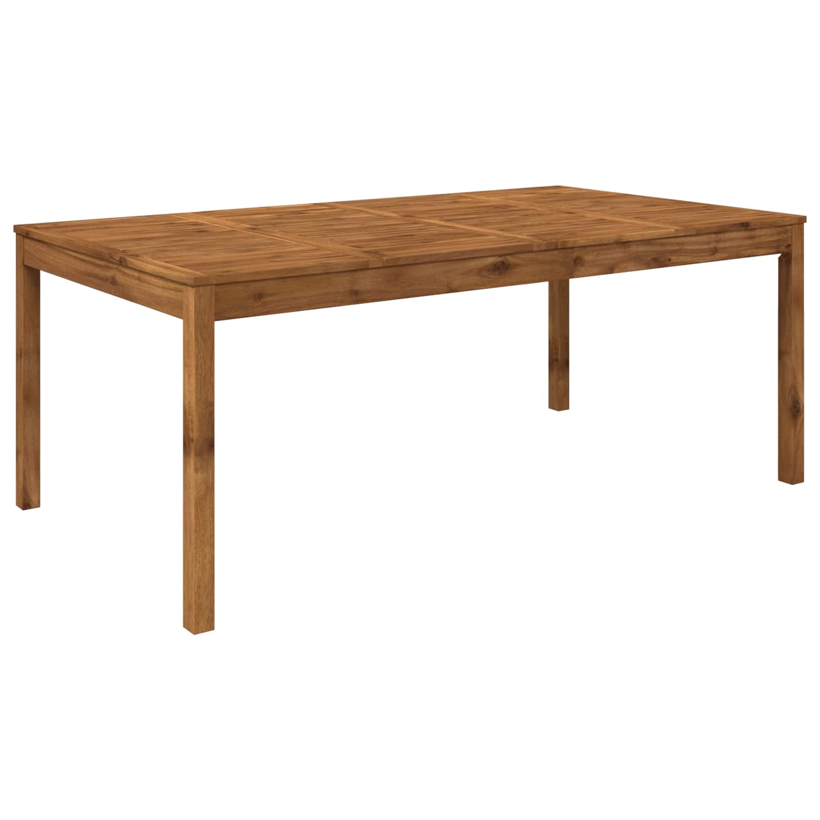 vidaXL Stół do kolacji w ogrodzie naturalny 196 x 100,5 x 75 cm