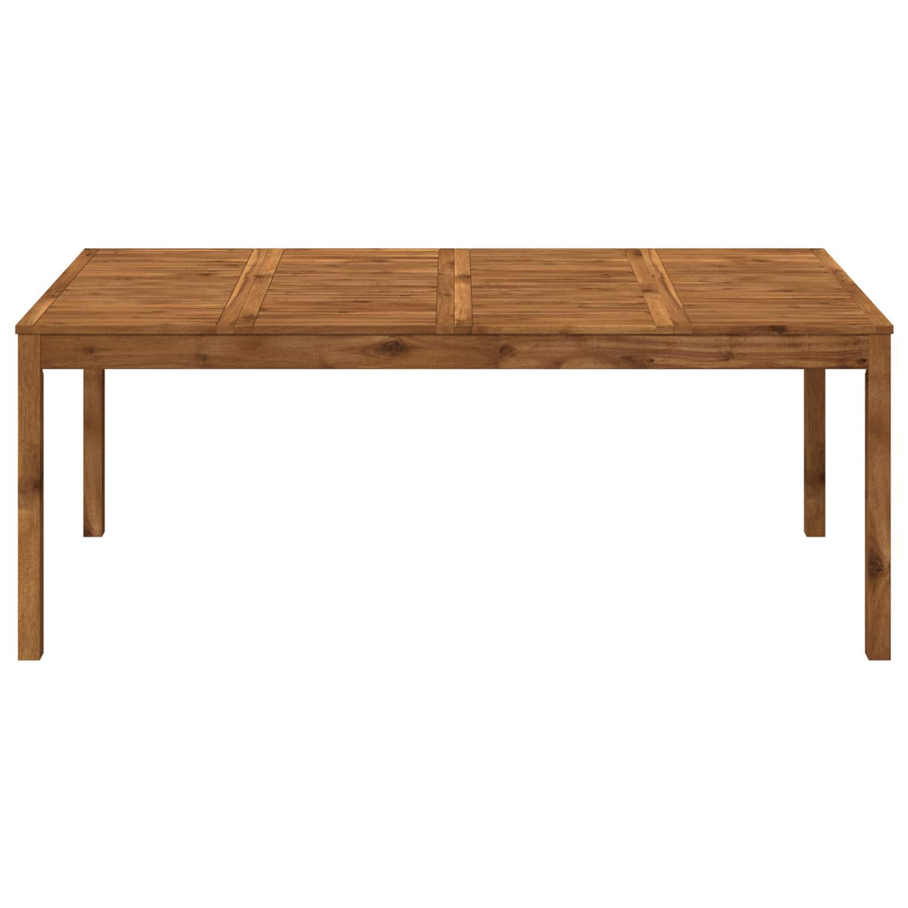 vidaXL Stół do kolacji w ogrodzie naturalny 196 x 100,5 x 75 cm