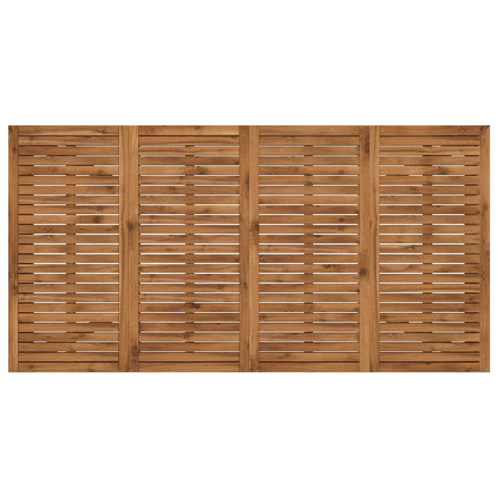 vidaXL Stół do kolacji w ogrodzie naturalny 196 x 100,5 x 75 cm