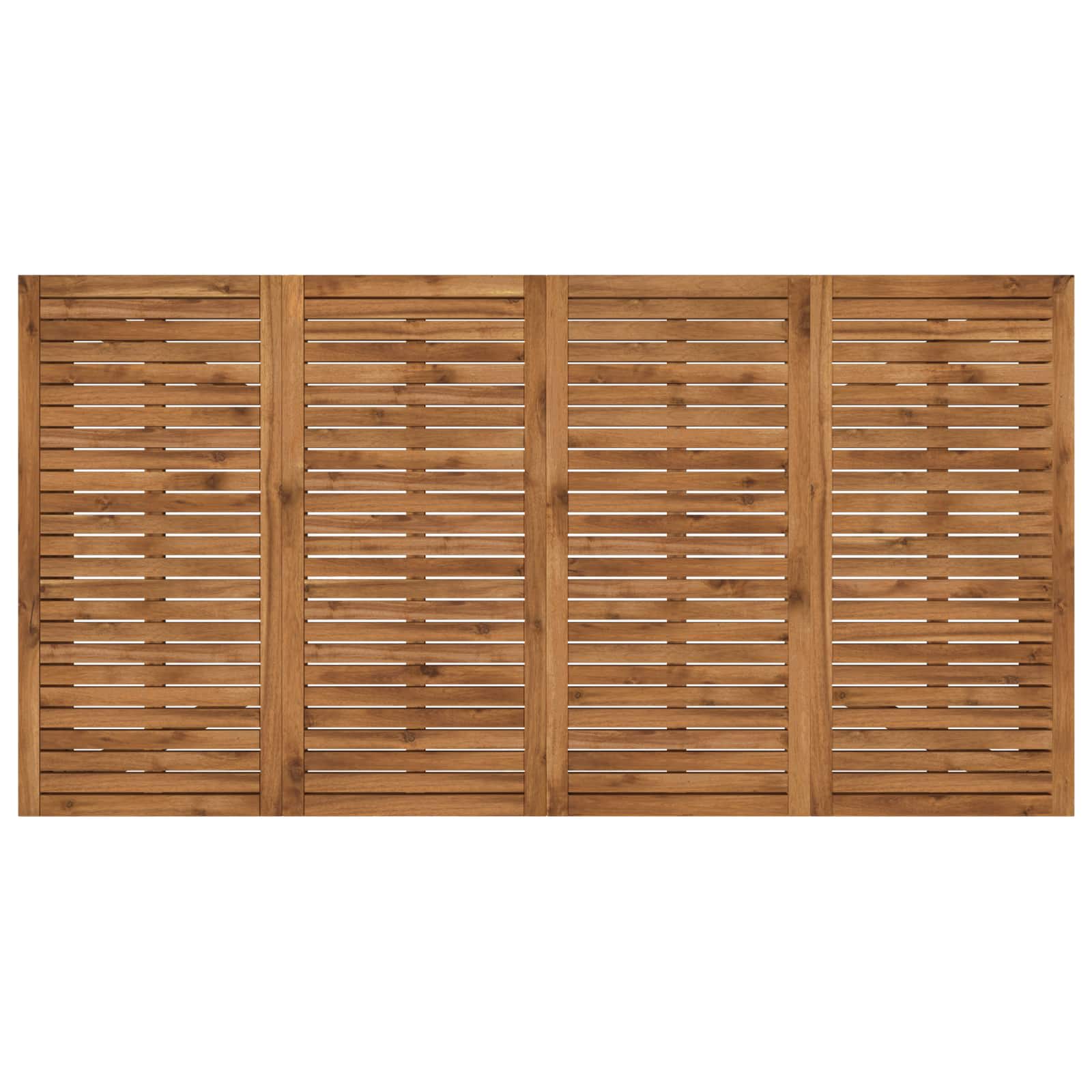 vidaXL Stół do kolacji w ogrodzie naturalny 196 x 100,5 x 75 cm