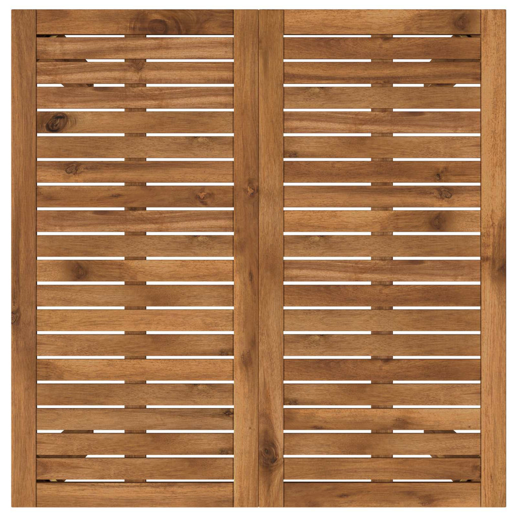 vidaXL Stół barowy ogrodowy naturalny 80 x 80,5 x 105 cm
