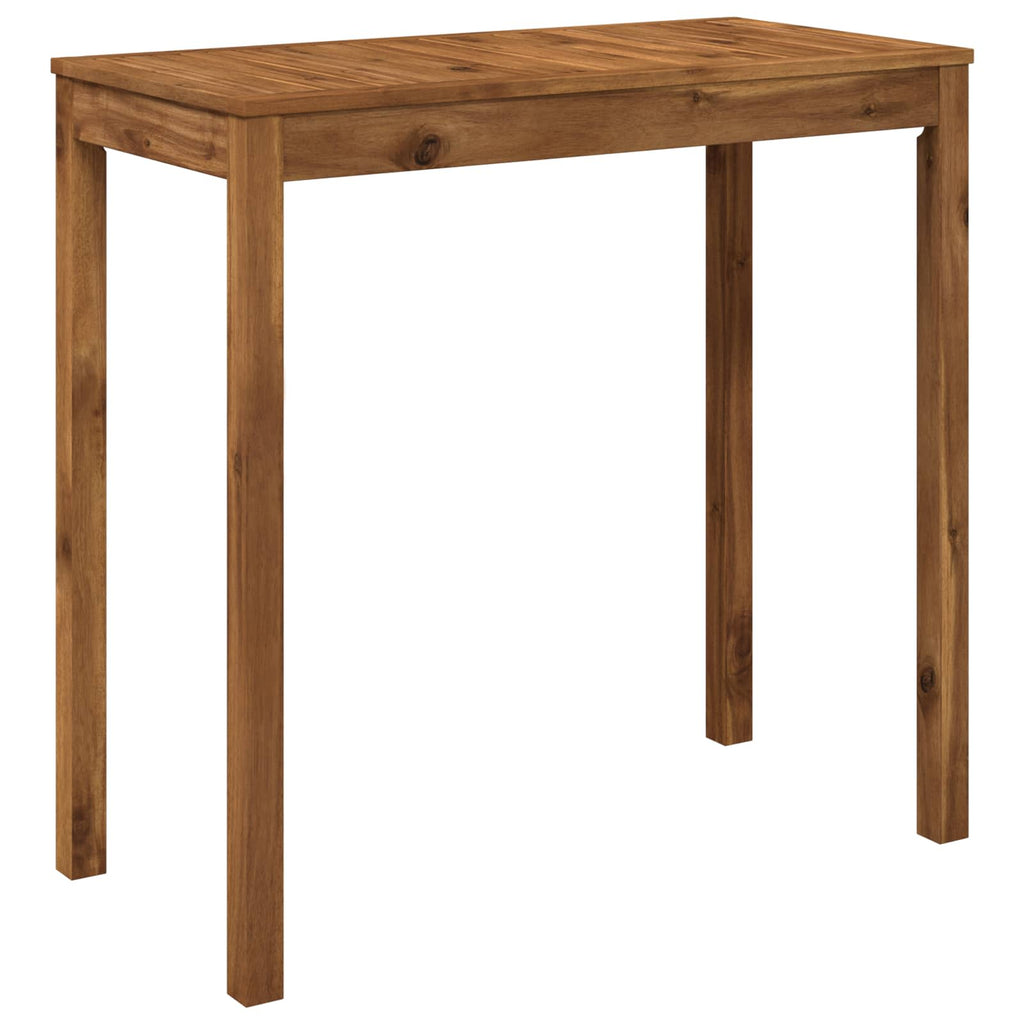 vidaXL Stół barowy ogrodowy naturalny 108,5 x 55 x 105 cm