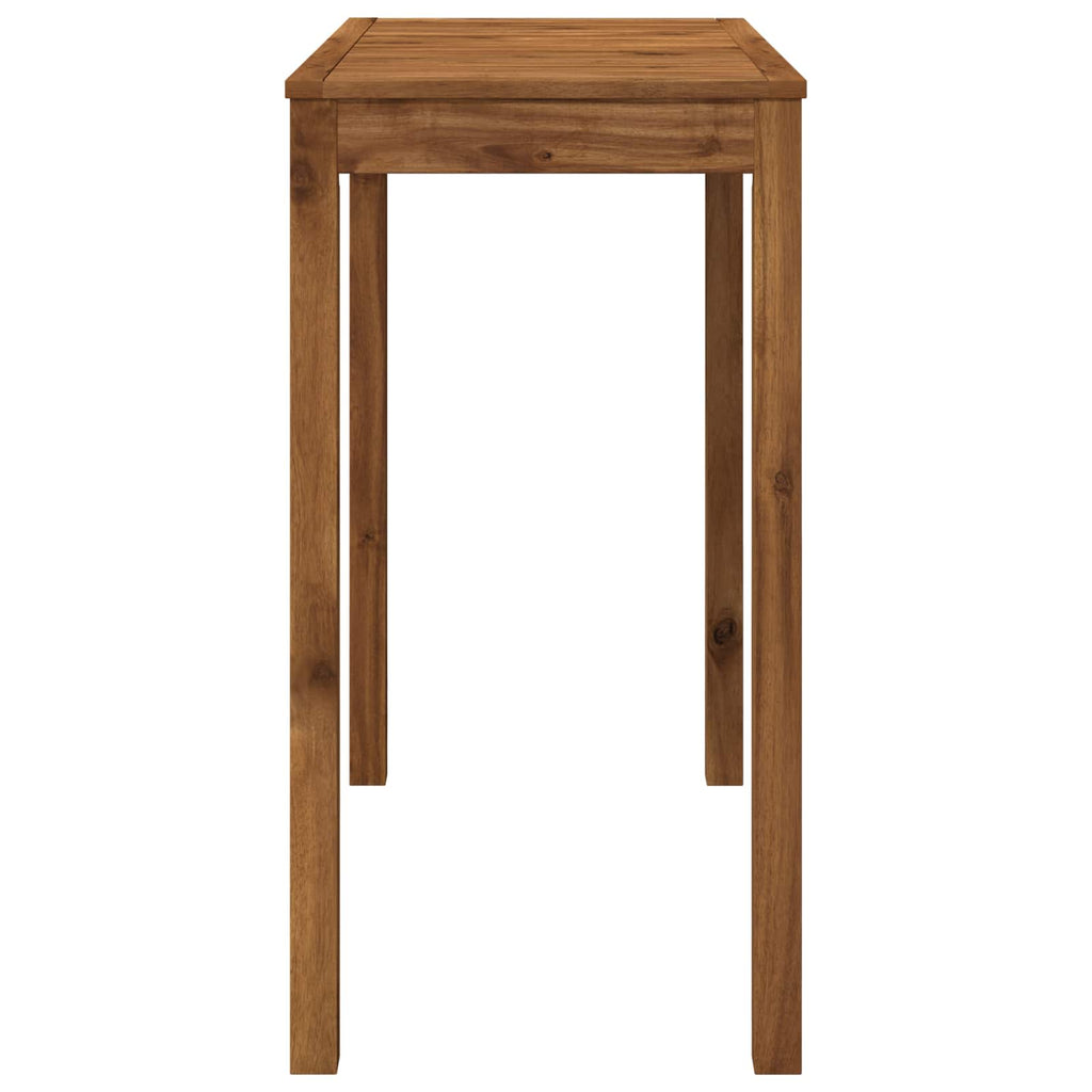 vidaXL Stół barowy ogrodowy naturalny 108,5 x 55 x 105 cm
