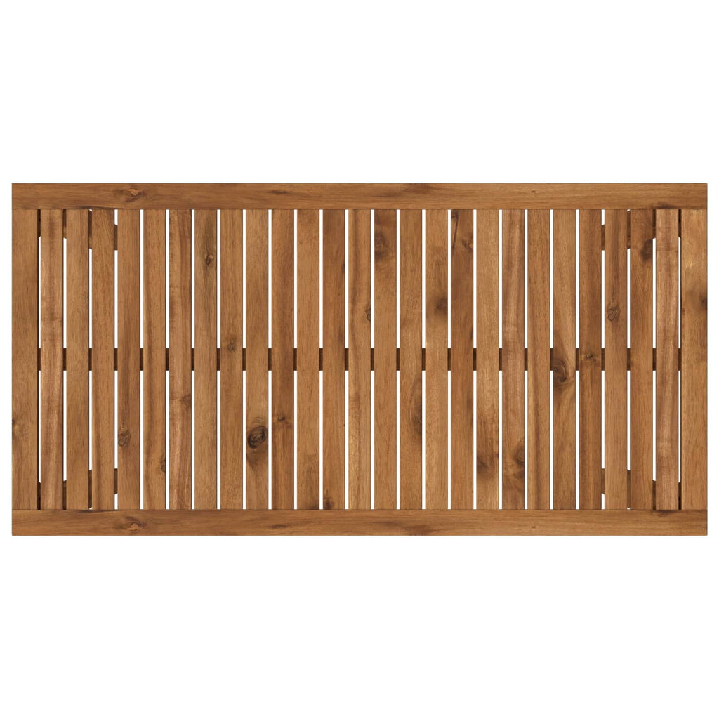 vidaXL Stół barowy ogrodowy naturalny 108,5 x 55 x 105 cm