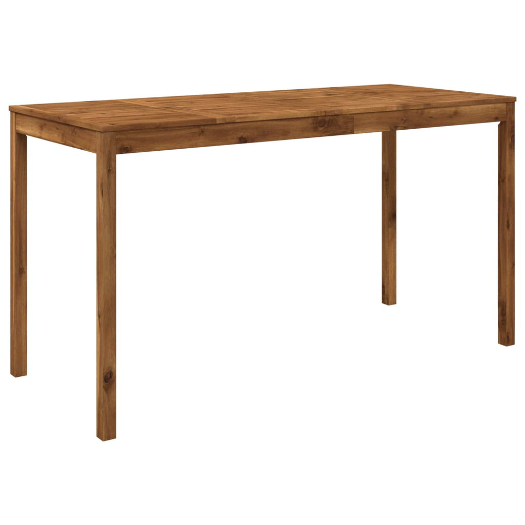 vidaXL Stół barowy ogrodowy naturalny 196 x 80,5 x 105 cm