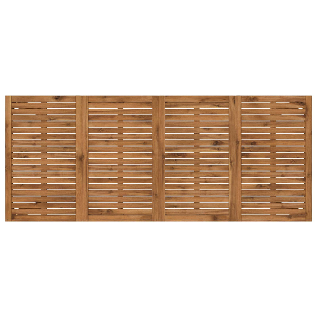 vidaXL Stół barowy ogrodowy naturalny 196 x 80,5 x 105 cm