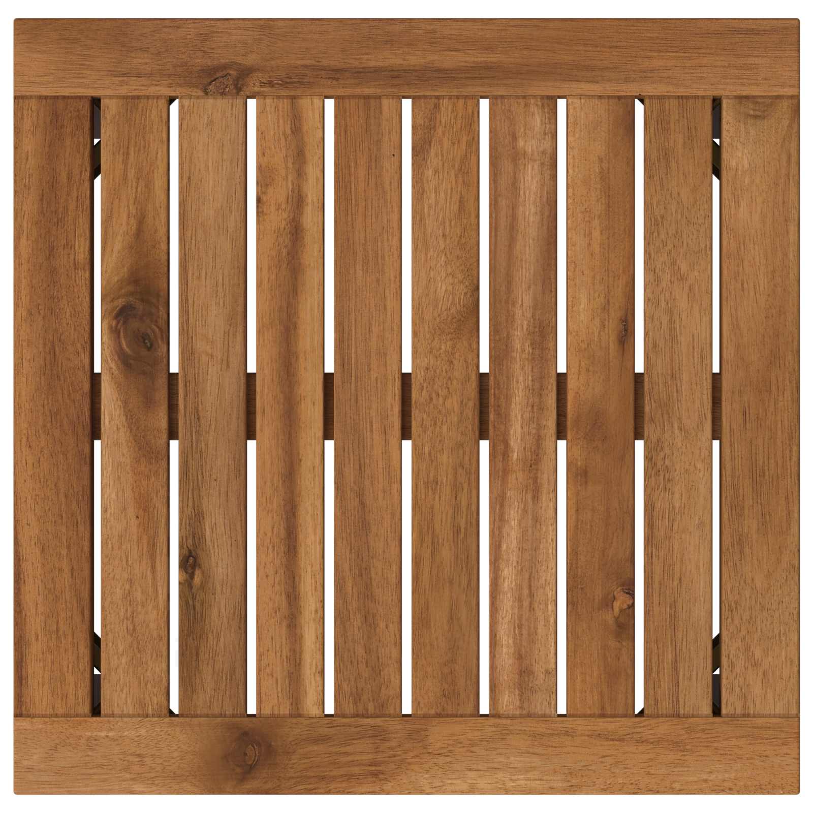 vidaXL Stolik kawowy Naturalny i czarny 40 x 40,5 x 36 cm