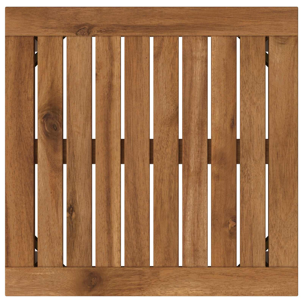 vidaXL Stolik kawowy Naturalny i kawowy 40 x 40,5 x 36 cm