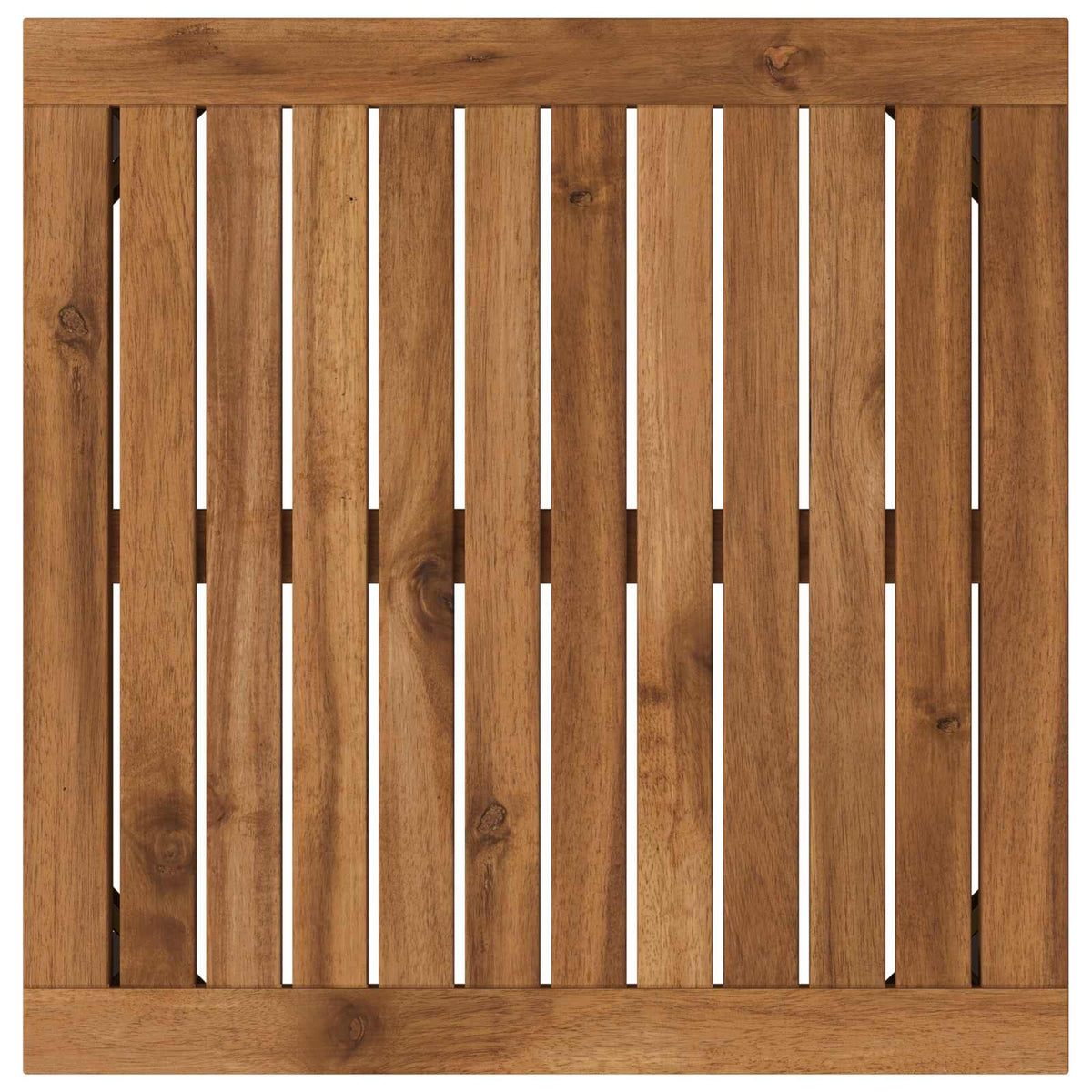 vidaXL Stolik kawowy Naturalny i czarny 50 x 48,5 x 36 cm