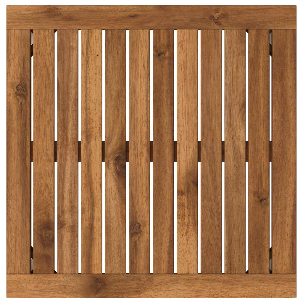 vidaXL Stolik kawowy Naturalne i białe 50 x 48,5 x 36 cm