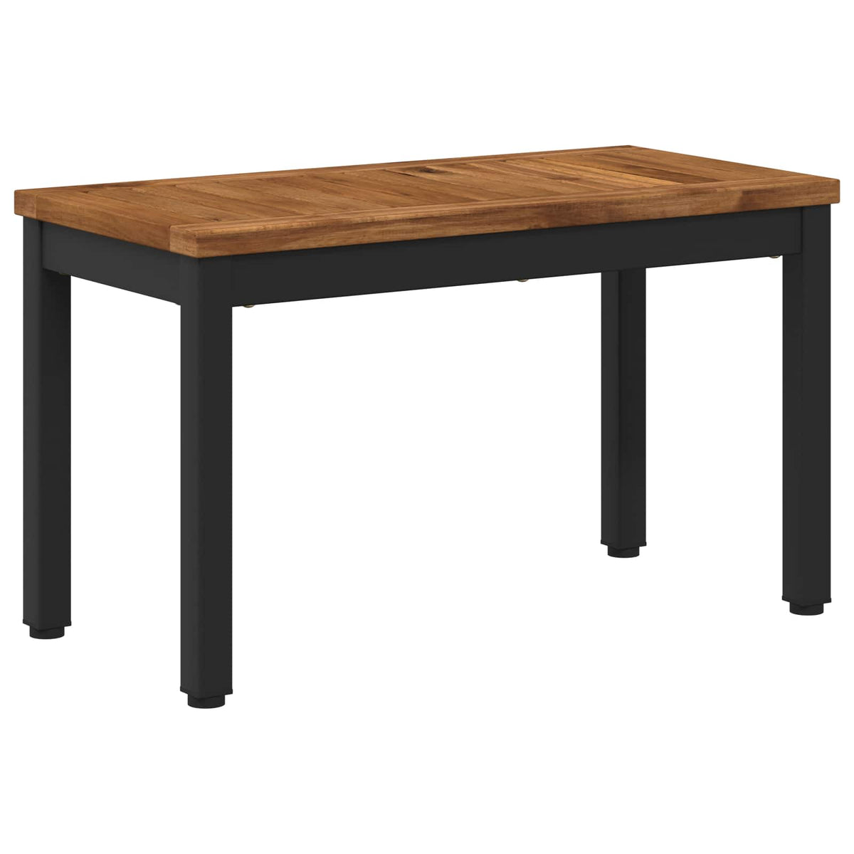 vidaXL Stolik kawowy Naturalny i czarny 60,5 x 30 x 36 cm