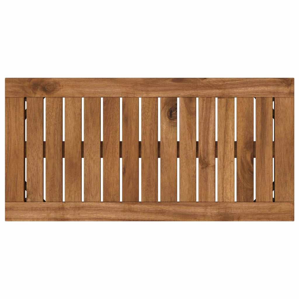 vidaXL Stolik kawowy Naturalny i czarny 60,5 x 30 x 36 cm