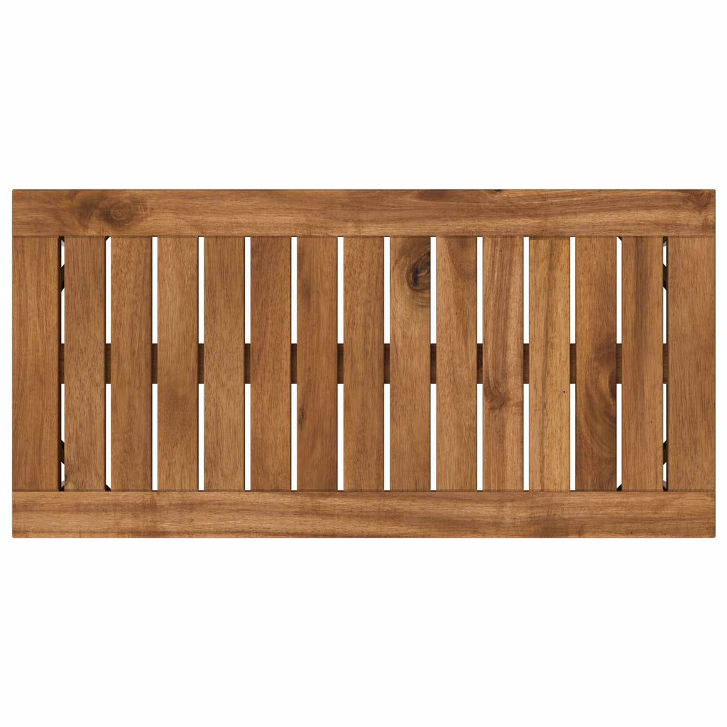 vidaXL Stolik kawowy Naturalne i białe 60,5 x 30 x 36 cm