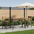 vidaXL Stolik kawowy Naturalny i kawowy 60,5 x 30 x 36 cm