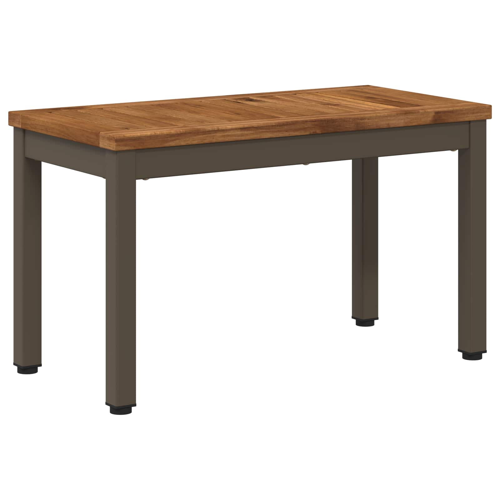 vidaXL Stolik kawowy Naturalny i kawowy 60,5 x 30 x 36 cm