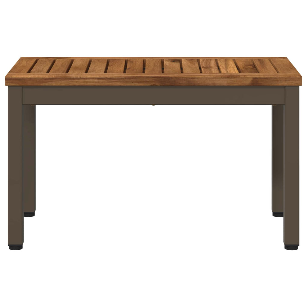 vidaXL Stolik kawowy Naturalny i kawowy 60,5 x 30 x 36 cm