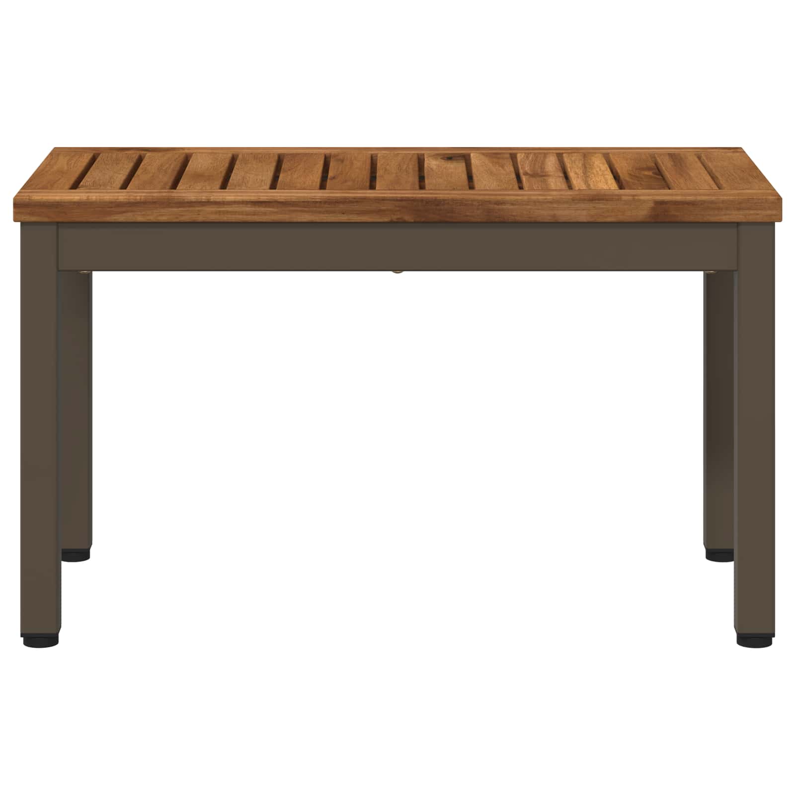 vidaXL Stolik kawowy Naturalny i kawowy 60,5 x 30 x 36 cm