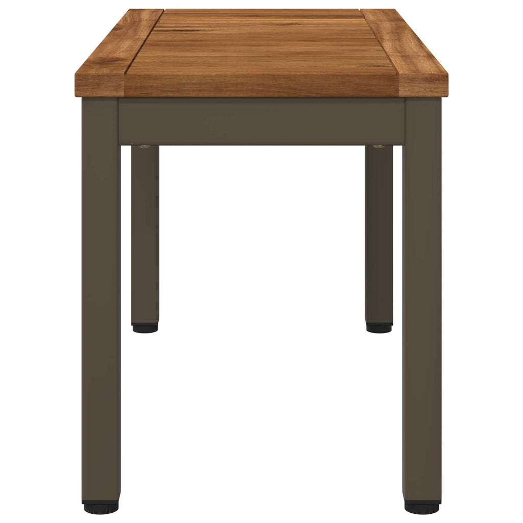 vidaXL Stolik kawowy Naturalny i kawowy 60,5 x 30 x 36 cm