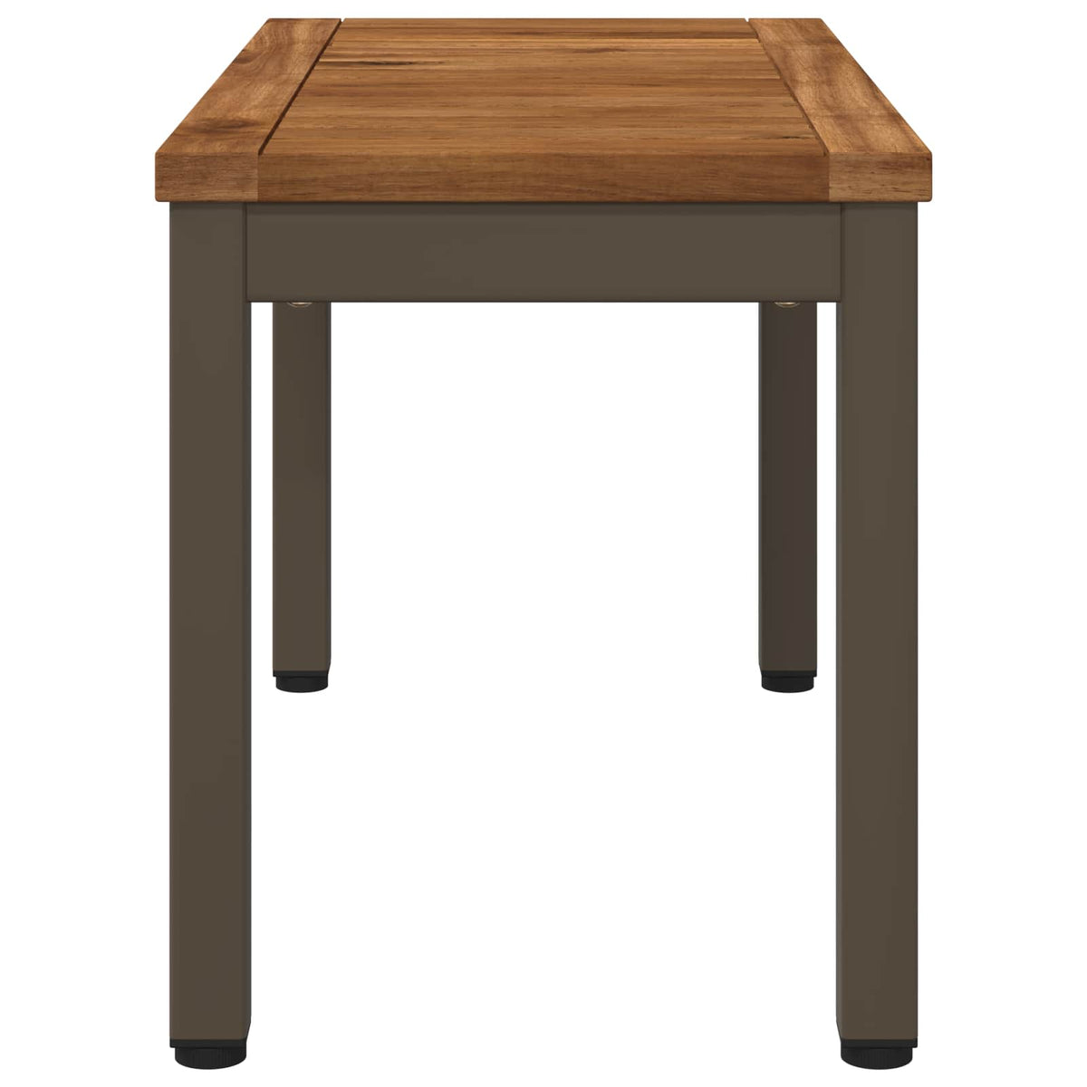 vidaXL Stolik kawowy Naturalny i kawowy 60,5 x 30 x 36 cm
