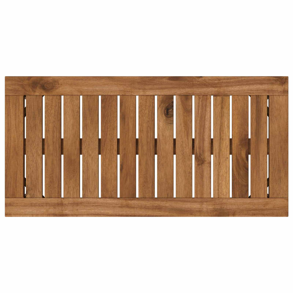 vidaXL Stolik kawowy Naturalny i kawowy 60,5 x 30 x 36 cm