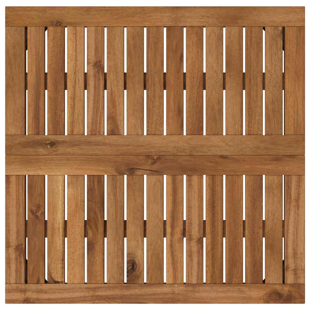 vidaXL Stolik kawowy Naturalny i czarny 60 x 60,5 x 36 cm