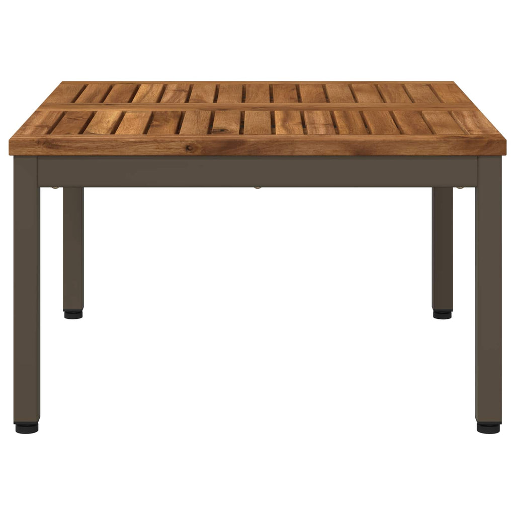 vidaXL Stolik kawowy Naturalny i kawowy 60 x 60,5 x 36 cm