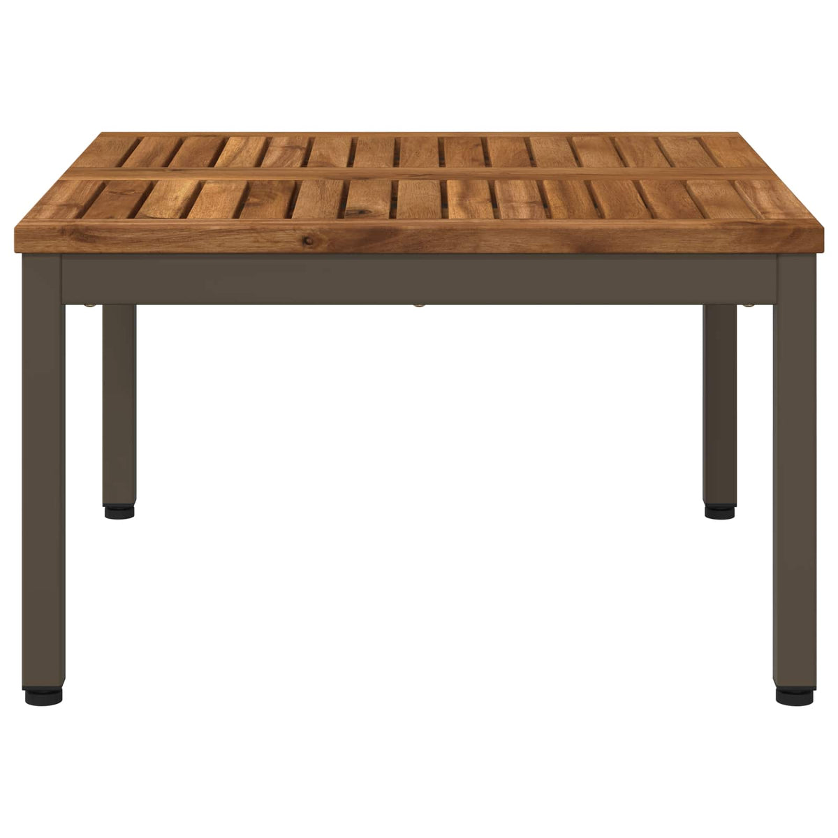 vidaXL Stolik kawowy Naturalny i kawowy 60 x 60,5 x 36 cm