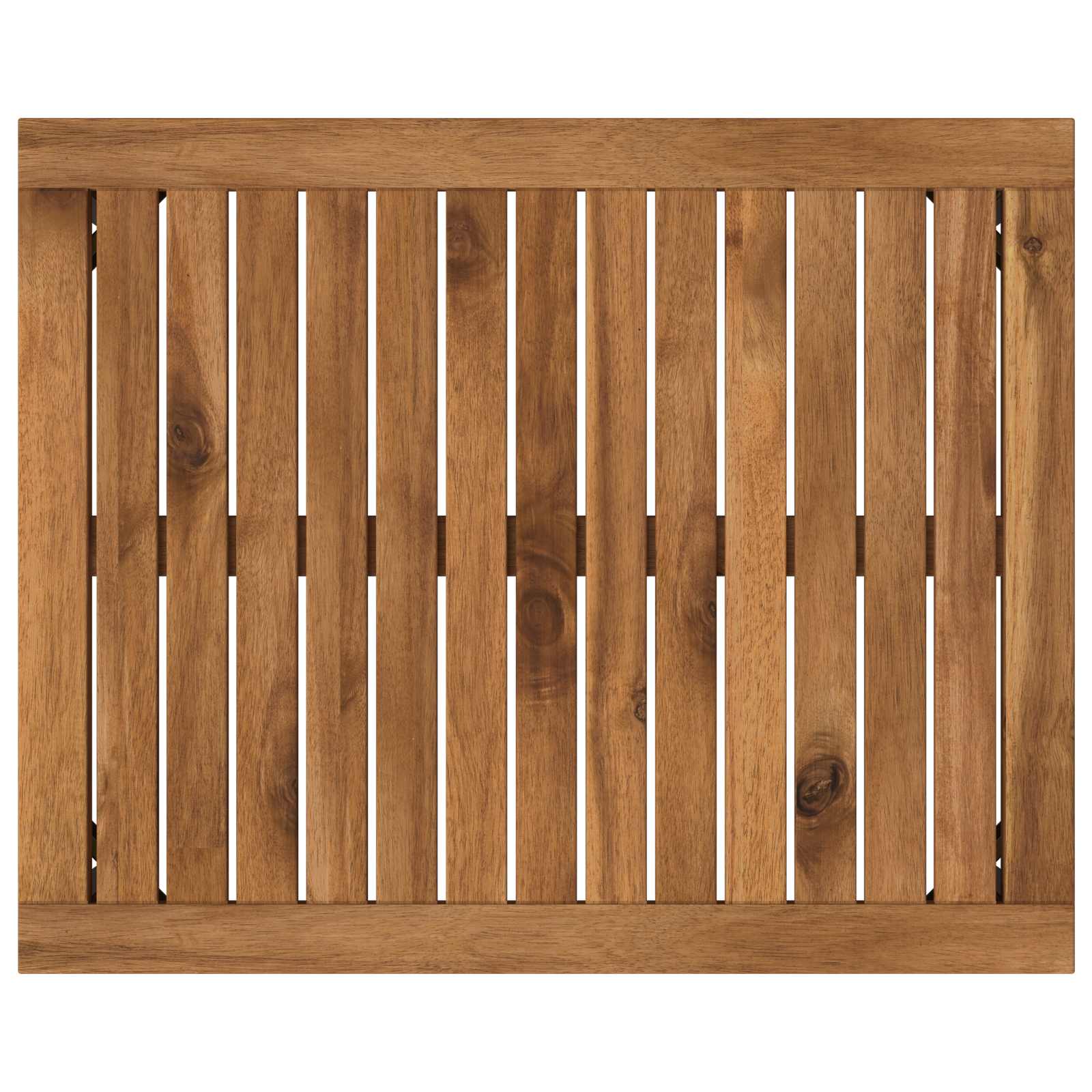 vidaXL Stolik kawowy Naturalny i czarny 50 x 60,5 x 36 cm