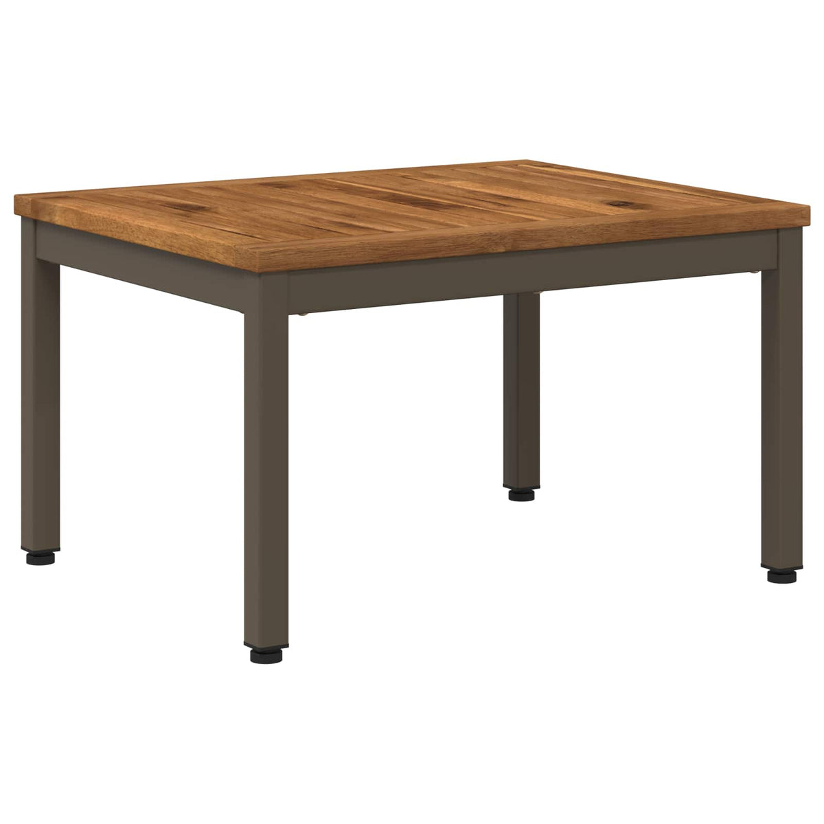 vidaXL Stolik kawowy Naturalny i kawowy 49 x 60,5 x 36 cm