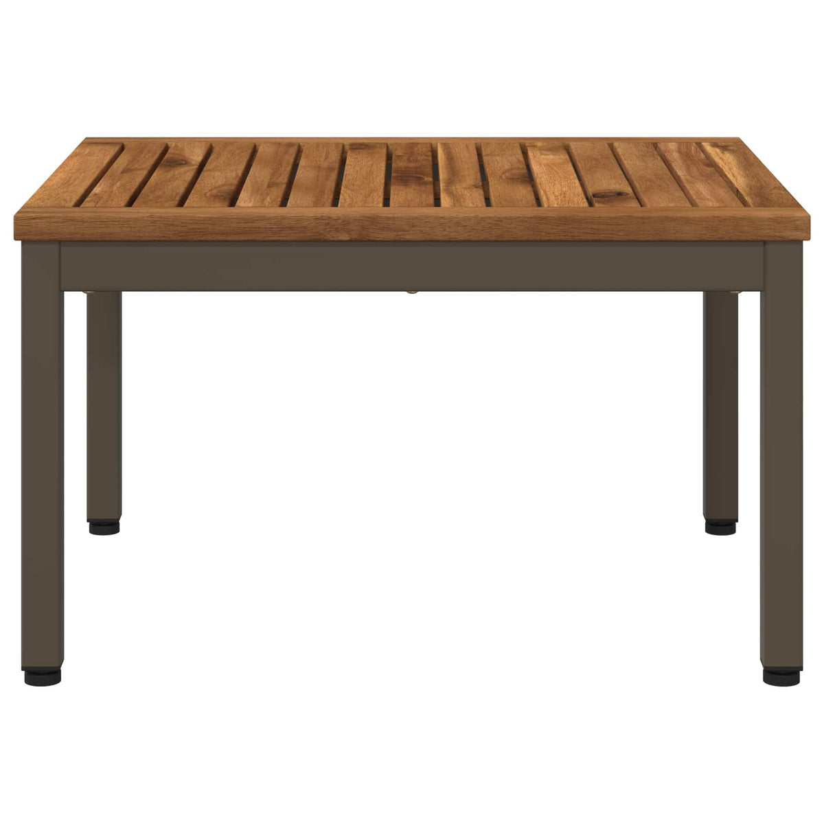 vidaXL Stolik kawowy Naturalny i kawowy 49 x 60,5 x 36 cm