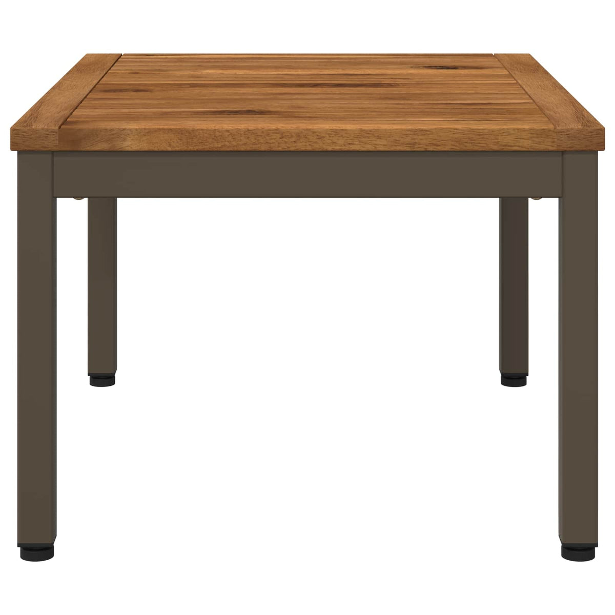 vidaXL Stolik kawowy Naturalny i kawowy 49 x 60,5 x 36 cm