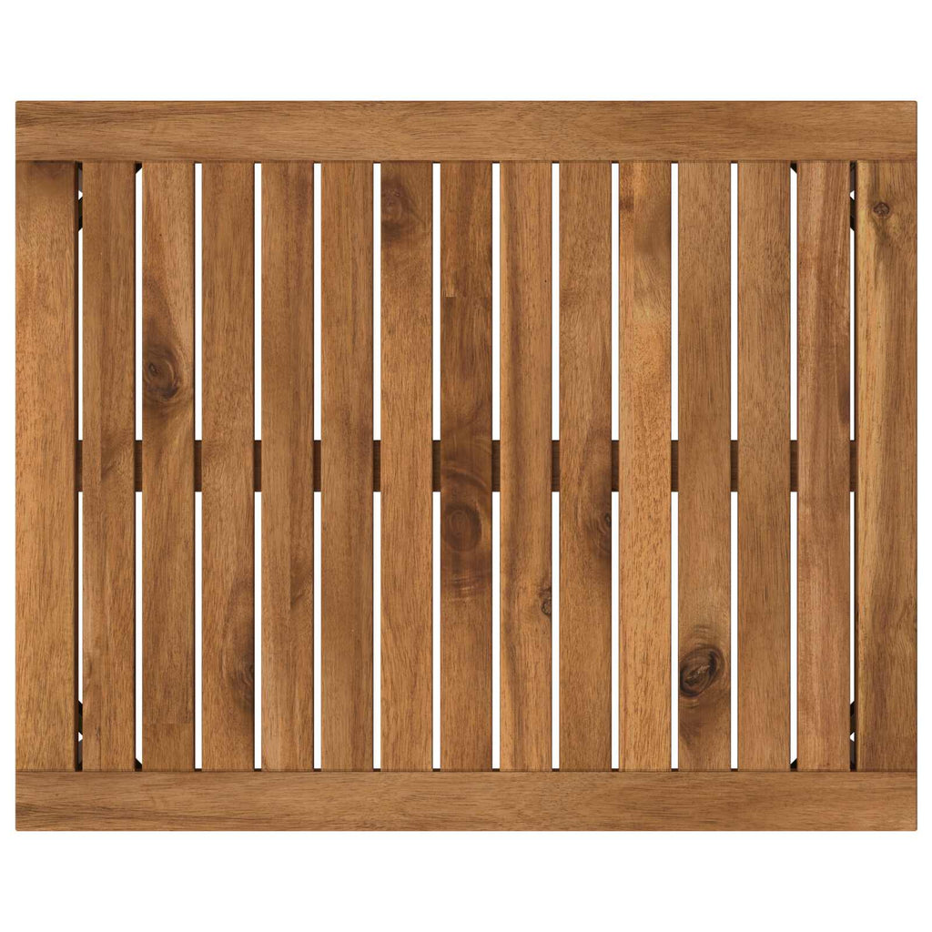 vidaXL Stolik kawowy Naturalny i kawowy 49 x 60,5 x 36 cm