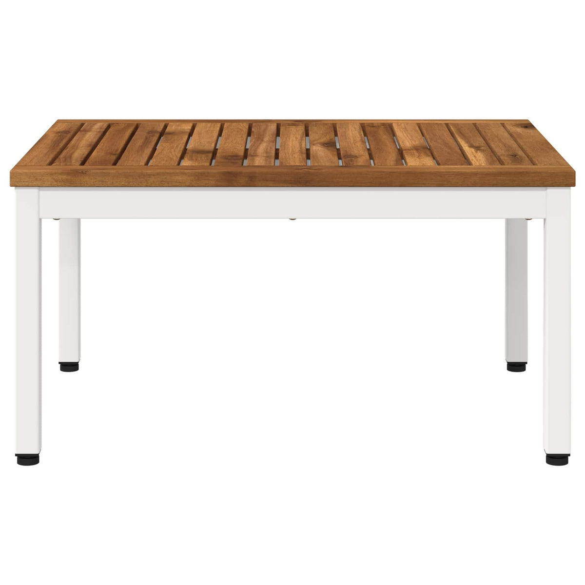 vidaXL Stolik kawowy Naturalne i białe 49 x 68,5 x 36 cm