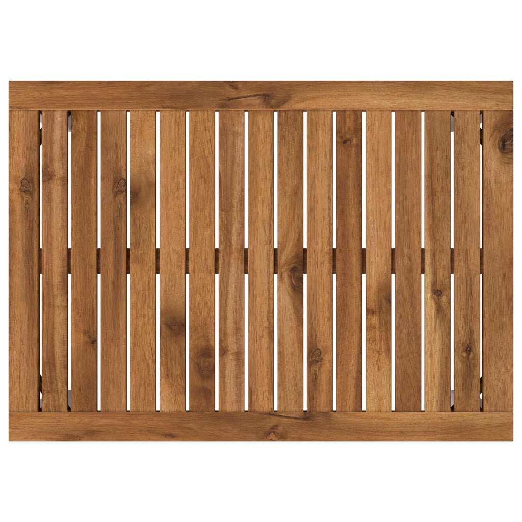vidaXL Stolik kawowy Naturalne i białe 49 x 68,5 x 36 cm