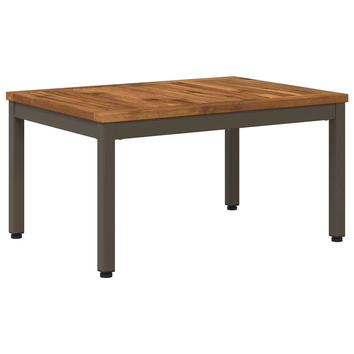 vidaXL Stolik kawowy Naturalny i kawowy 50 x 68,5 x 36 cm