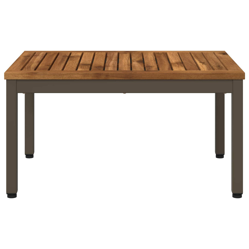 vidaXL Stolik kawowy Naturalny i kawowy 50 x 68,5 x 36 cm