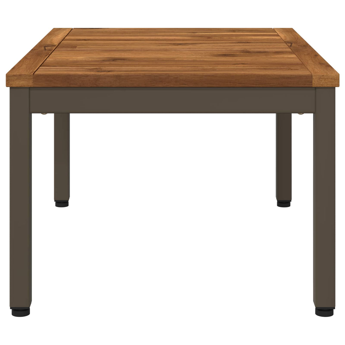 vidaXL Stolik kawowy Naturalny i kawowy 50 x 68,5 x 36 cm
