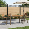vidaXL Stolik kawowy Naturalny i kawowy 50 x 100,5 x 45 cm