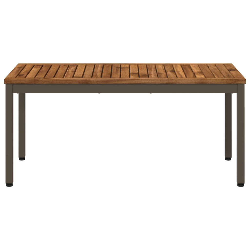 vidaXL Stolik kawowy Naturalny i kawowy 50 x 100,5 x 45 cm