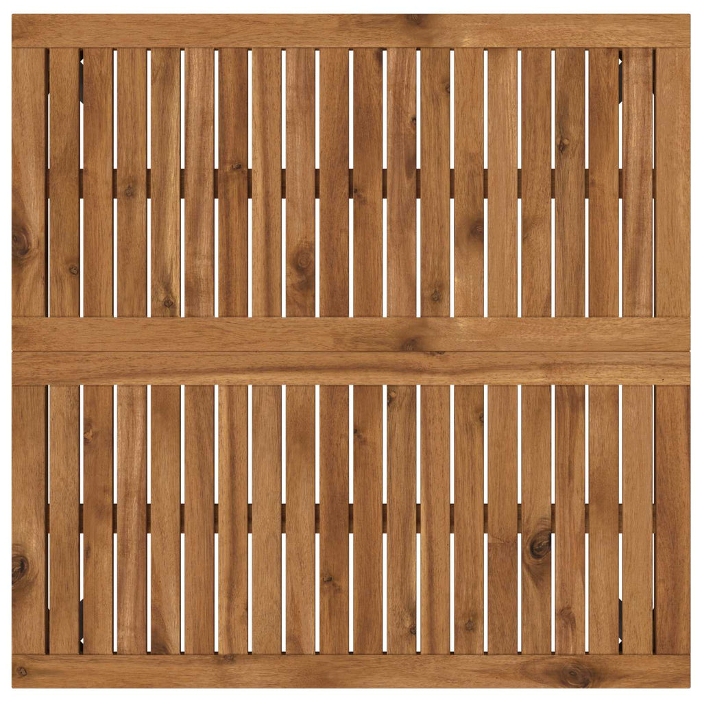 vidaXL Stolik kawowy Naturalny i czarny 80 x 80,5 x 45 cm